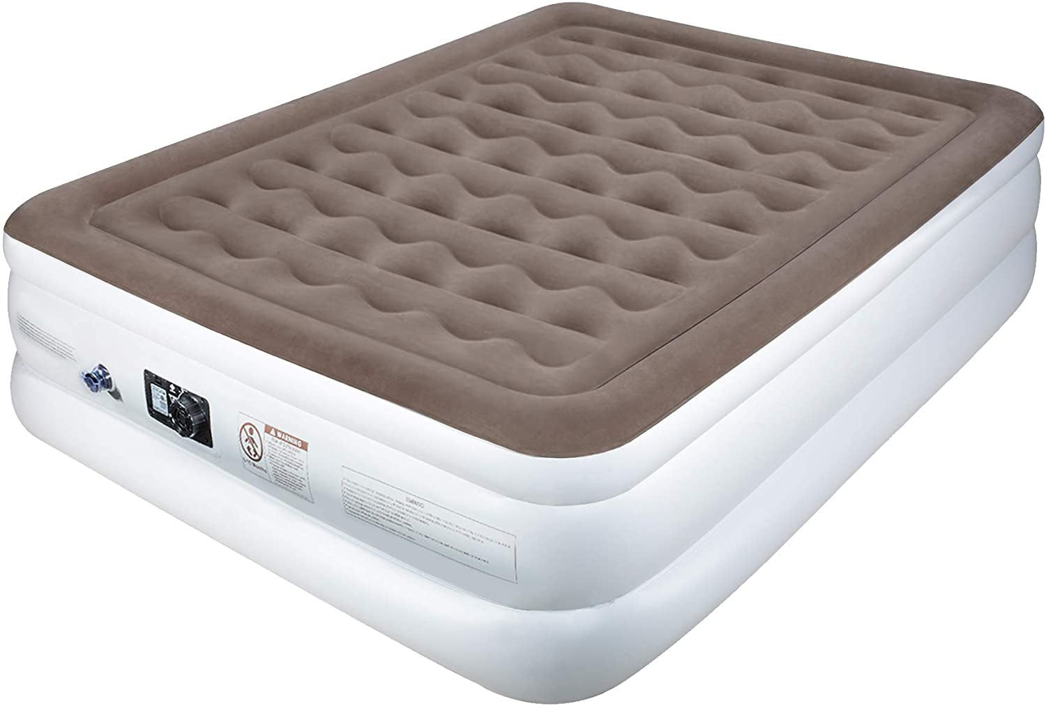 camping twin mattress with built in battery pump