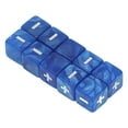 thumbnail image 2 of Juego de dados de más y menos, 20 piezas, dados de signo más y menos, dados de operaciones matemáticas, diseño exquisito, 2 of 12