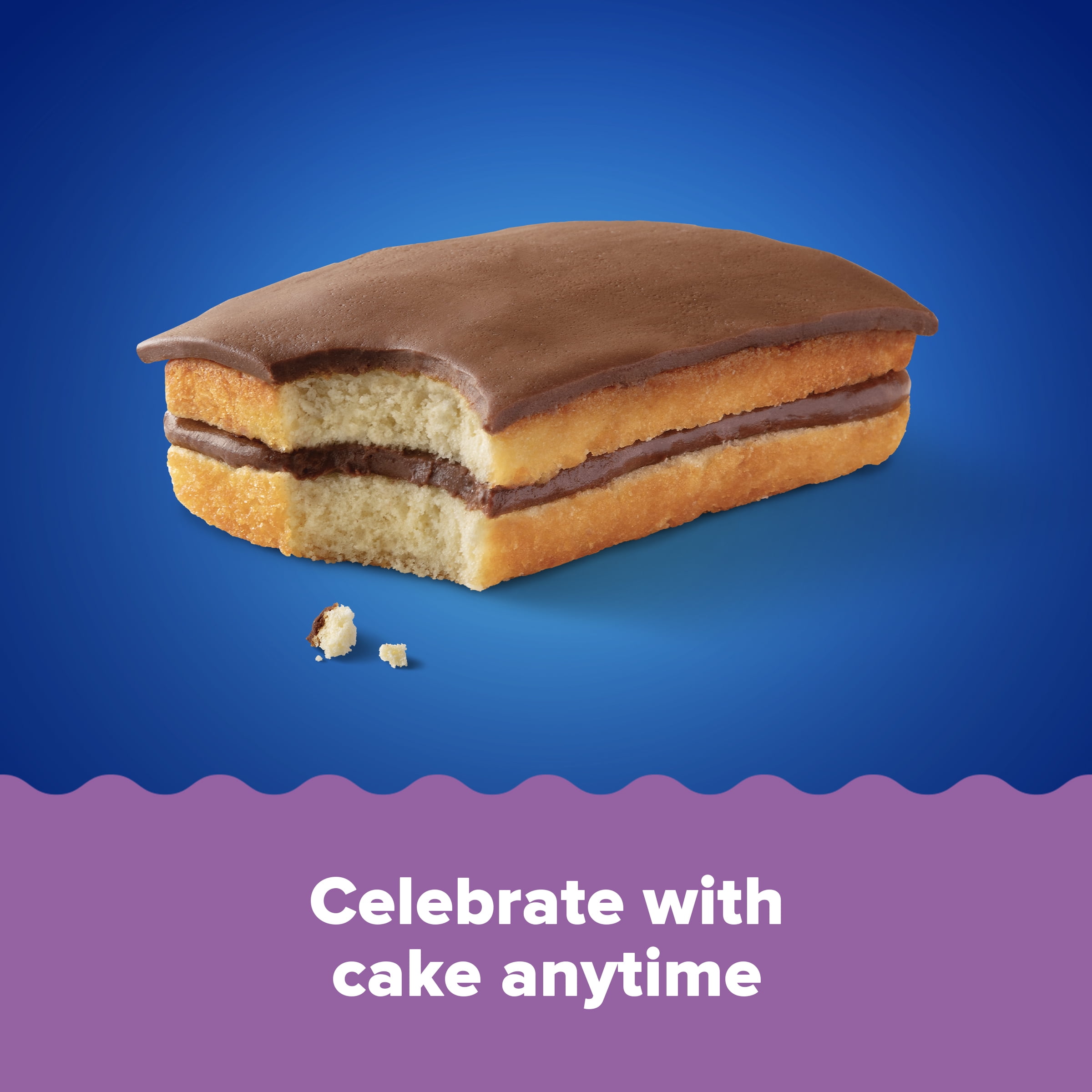 Tastykake Chocolate Juniors, Individually Wrapped Snack Cake, 3 oz, Shelf-Stable
