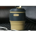 thumbnail image 2 of 350ml Silicone Foldable Coffee Mug Mug Cup Waterproof Travel Portable Yellow, 2 of 4