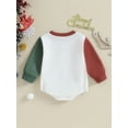 thumbnail image 3 of Infant Baby Sweatshirt Rompers Christmas Print Long Sleeve Jumpsuit, 3 of 7