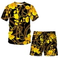 thumbnail image 4 of Camiseta de manga corta con cuello redondo y estampado digital 3D de cuerpo completo de estilo vintage de cadena Camiseta de manga corta de moda para hombre, 4 of 5