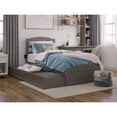 thumbnail image 1 of AFI Warren Solid Wood Twin Bed w/ Footboard & 2 Drawers in Gray, 1 of 14
