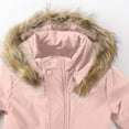 thumbnail image 6 of Ulanda Kids Girls Boys Snow Suits One Piece Snowsuits Winter Warm Outdoor Ski Suits Waterproof Windproof Snowboard Jumpsuits (Light Pink, 8-9 Years), 6 of 9