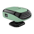 thumbnail image 2 of Ventilador portátil de calentamiento rápido para coche, calentador de 150W, 5x4,3x3,3 pulgadas, Base giratoria de 180  degree de bajo ruido para accesorios , 12v verde, 2 of 8