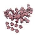 thumbnail image 5 of 50 piezas lindo bebé niñas horquillas pequeñas flores resina pinza de cabellero accesorios para el cabello Caqui, 5 of 5