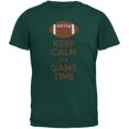 thumbnail image 1 of Keep Calm Game Time Football Forest Green Youth T-Shirt, 1 of 1