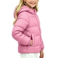 thumbnail image 5 of Mitankcoo Girls Hooded Puffer Jacket Quilted Warm Winter Coat with Zipper and Pockets Lightweight Outerwear 1-8Y, 5 of 5