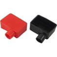 thumbnail image 4 of HUGFEGWE 2PCS Car Battery Pole Cover, PVC Rubber Battery Pole Cover Battery Terminal Cover Positive and Negative Terminal Cover Insulation Protective Cap Battery Terminal Insulating CJ25311-3427, 4 of 4