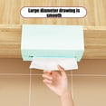 thumbnail image 7 of Paper Towel Holder,Under-Cabinet Hanging Wall-Mounted Plastic Tissue Box,No-Drilling Space-Saving Dispenser for Kitchen Bathroom Facial Tissue Storage(Blue), 7 of 7