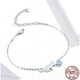 thumbnail image 3 of Pulsera de plata 925 con forma de gato con ópalo para mujer con caja de regalo, 3 of 3