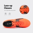 thumbnail image 4 of DREAM PAIRS Kids Girls & Boys Cleats Soccer Shoes Athletic Low Top Kids Football Shoes Orange/Black Size 5, 4 of 5