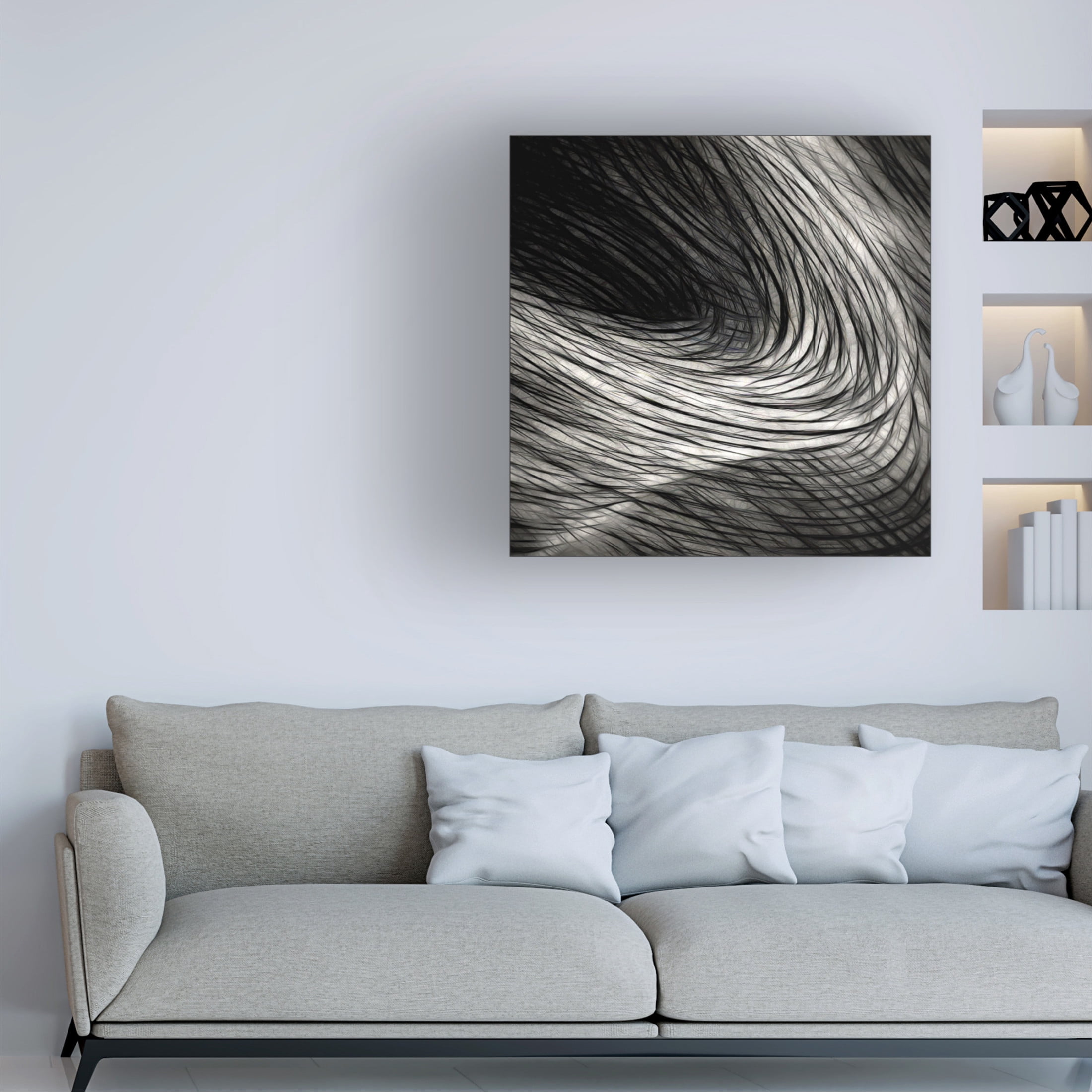 Trademark Fine Art Gilbert Claes  Dark madness Canvas Wall Art