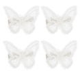 thumbnail image 1 of 9 pares de bordados de bordado encaje mariposa clips de pelo encaje barrette niña pelo arcos, 1 of 5
