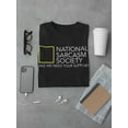 thumbnail image 3 of Smartprints Mens Graphic Tee - National Sarcasm Society - Regular Fit 100% Cotton, 3 of 4