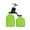 green, variant on Colcolo High and Low Tone Cowbell Double Mounted Bell for School Concerts Gatherings green