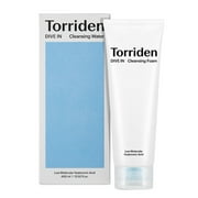 Torriden DIVE-IN Cleansing Foam Face Wash 5.07 fl oz., Hydrating Daily Facial Cleanser for All and Sensitive Skin, with Hyaluronic Acid, Panthenol, Allantoin | Vegan and Cruelty Free