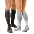 thumbnail image 2 of Jobst Sport 20-30 Knee High Compression Socks Black/Gray Xlarge, 2 of 2