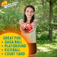 thumbnail image 4 of Gaga Ball Xtreme 4 Pack - 5 Inch Monster Playground Balls w Air Pump - Durable Rubber Balls for Kickball, Dodgeball, Handball, Four Square, Camp, Kids Party Games - Great for Play, 4 of 5