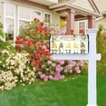 thumbnail image 2 of Bees Gnome Mailbox Covers - Summer Mailbox Covers Magnetic Standard Size, Retro Mailbox Wraps Post Letter Box Cover Standard Size 18" X 21"for Garden Yard Decorations, 2 of 6