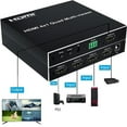 thumbnail image 3 of HDMI Multi-visor 4x1 HDMI Quad screen Multi-visor sin Costuras Switcher 4 en 1 Salida 1080P 60Hz 4 Canales Quad screen Split 6 Modos, 3 of 8