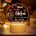 thumbnail image 1 of Mothers' Day Gifts for Mom from Daughter Engraved Night Light with Moved Words, Acrylic Gifts for Thanksgiving, Birthday, XmasBlack base 16colorRC Gao Jinjia LED, 1 of 2