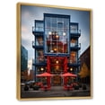 thumbnail image 2 of Designart "Canada City Contrast I" Cityscapes Floater Framed Canvas Print, 2 of 7