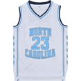 thumbnail image 1 of Men Women Unisex Jersey North Carolina Embroidered #23 Basketball Fan Youth Jersey, 1 of 4