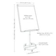 thumbnail image 4 of Sunnydaze Adjustable Magnetic Whiteboard Easel, 27.5" x 78", with Wheels, 4 of 15