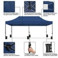 thumbnail image 6 of Yaheetech 10x20 Ft Instant Outdoor Canopy with Adjustable Height and Wheeled Carry Bag, Navy Blue, 6 of 7