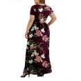 thumbnail image 5 of PCEAIIH Women's Long Sleeve Plus Size Dress Casual Maxi Dresses XL-5XL Soft with Pockets, 5 of 6