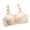 Beige, variant on Bigersell Women Full-Coverage Wireless Bras Comfort Straps U-Neck Mesh Push-up Lace Bra Ladies Padded Bra No Underwire Back Hook and Eye Closure Everyday Wire-Free Bras Beige S