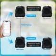 thumbnail image 4 of Herdio Bocinas Bluetooth para Exterior en Forma de Roca de 6.5" IPX7 800W, 4 of 9