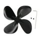 thumbnail image 1 of Aspa del Ventilador de la Estufa Jadeshay Aleación de Aluminio Negro, 1 of 8