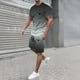 thumbnail image 2 of Playeras Negras Hombre Algodon Camiseta De Cuello Redondo Con Estampado De Playa De Verano Para Hombre Top Informal De Manga Corta, 2 of 4