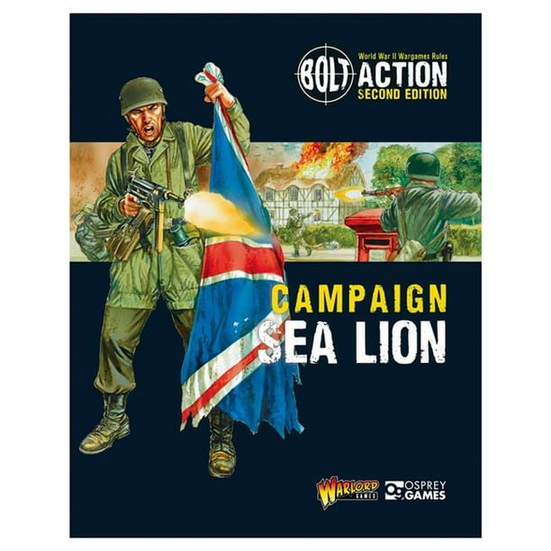 Osprey OSPBOLT083 Publishing Boulon Campagne d'Action Lion de Mer Warlord Jeux Osprey Livre de Poche