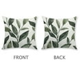 thumbnail image 5 of Sage Green Leaf Pillow Covers Set of 2 Spring Leaves Plants Botanical Decorative Pillowcase Square Cushion Case for Couch Sofa Bedroom Home Decoration, 5 of 8