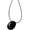 Black, variant on Elegant Oval Pendant Long Rope Necklace Adjustable Sweater Chain for Women 47.24inch Black