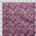 thumbnail image 4 of oneOone Velvet Dark Magenta Fabric Abstract Face Sewing Craft Projects Fabric Prints By Yard 58 Inch Wide, 4 of 4