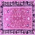 thumbnail image 1 of Ahgly Company Indoor Square Animal Purple Traditional Area Rugs, 4' Square, 1 of 4