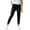 Style299·Black Womens Slacks, variant on XAOWF Womens Casual Pants Elastic Waist Solid Color Fashion Slim Fit Ankle Length Slacks With Pocket Everyday Wear Trousers For Women Leisure