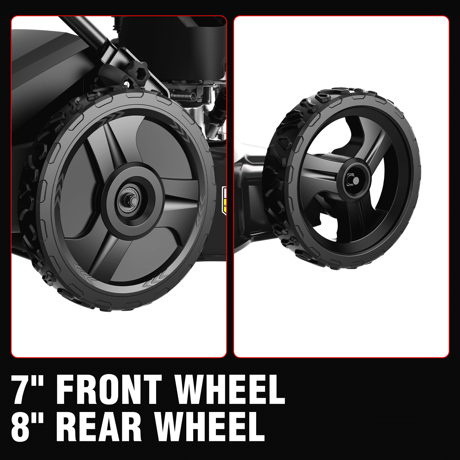 PowerSmart 170CC 22" 3-in-1 Gas Self-Propelled Lawn Mower with 6-Position Height Adjustment