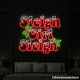 thumbnail image 2 of Glowneon Sleigh Girl Sleigh Neon Sign, Sleigh Girl Sleigh LED Sign, Christmas Décor, 2 of 5