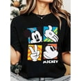 thumbnail image 1 of Disney T-Shirt Mickey Mouse Faces And Hands Unisex 2 All size S-3XL, 1 of 4