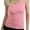 Salmon Rose, variant on ToBeInStyle Women's One Shoulder Ribbed Top with Gold Trim