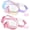 Pink & Purple, variant on SENLINK Kids Swim Goggles 2 Pack for 3-12, Anti-Fog Clear View,Toddler Goggles with Nose Cover Swimming Goggles