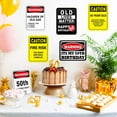 thumbnail image 2 of 50th Birthday Party Decorations - 9PCS Wall Signs for Adults 50 Years Old Party Decor Yellow Caution Logos on Door Windows Yard Garden Sign Happy 50th Birthday Party Supplies, 2 of 3