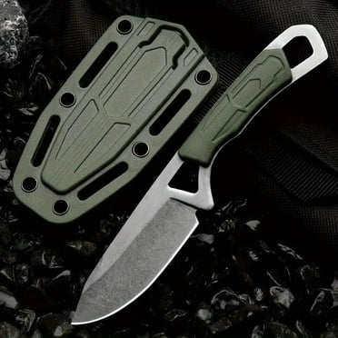 Tactical Fixed Blade Knife With Sheath - Survival Knife For Camping, Hunting, And Outdoor Adventures