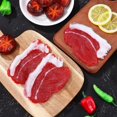 thumbnail image 2 of ABCISI 3Pcs Fake Meat Model Artificial Pork Steak Lifelike Raw Beef Faux Food Model for Kitchen Cabinet Desk Display Decoration Photo Props, 2 of 9