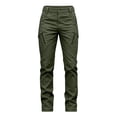 thumbnail image 4 of Karymi Women Clothing Tactical Cargo Pants, 8 Pockets Outdoor Hiking Pants, Casual Straight Leg Multi-Pocket Utility Work Trousers, Quick Dry Women's Shorts, 4 of 7
